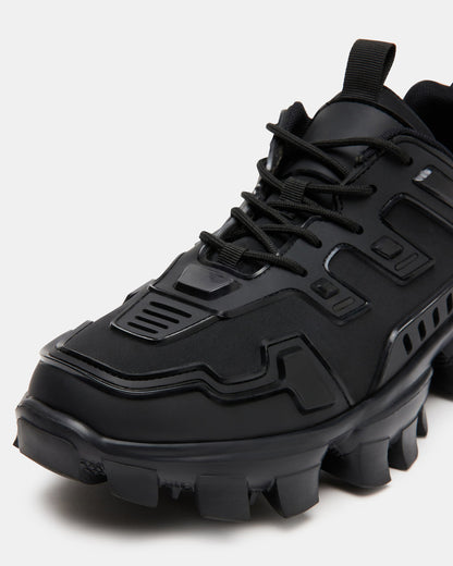PONCE Black Men's Chunky Sole Lace Up Sneaker | Steve Madden