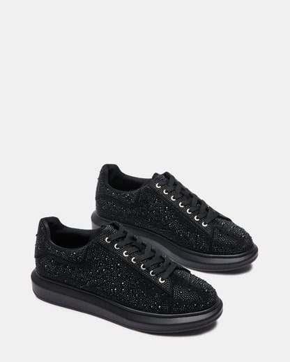 ICEBOX Rhinestone Men's Low-Top Lace-Up Sneaker | Steve Madden