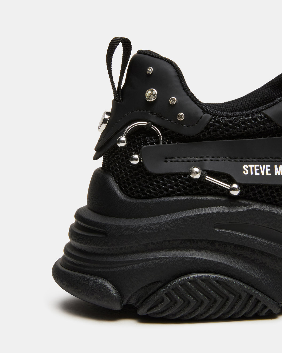 PIERCED Black Low-Top Lace-Up Men's Sneaker | Steve Madden