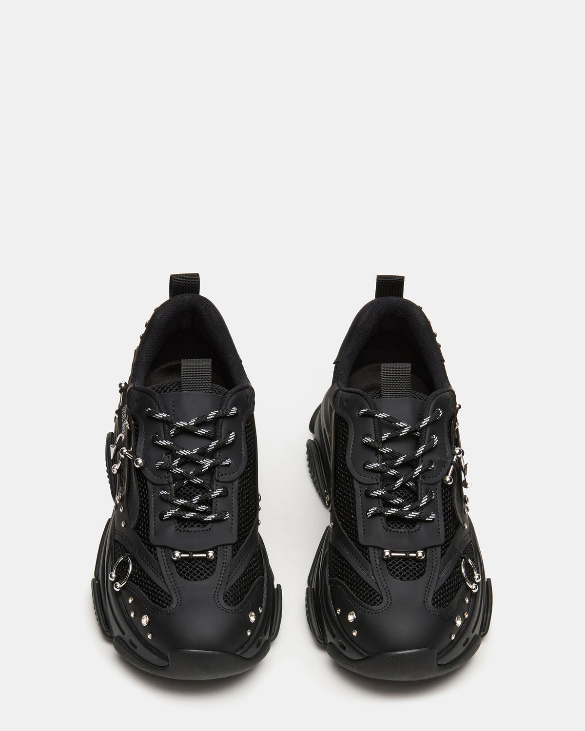 PIERCED Black Low-Top Lace-Up Men's Sneaker | Steve Madden