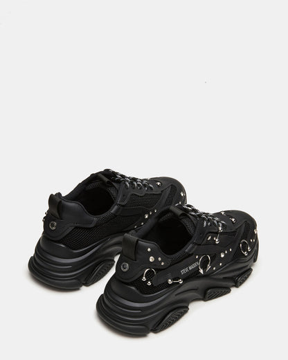 PIERCED Black Low-Top Lace-Up Men's Sneaker | Steve Madden