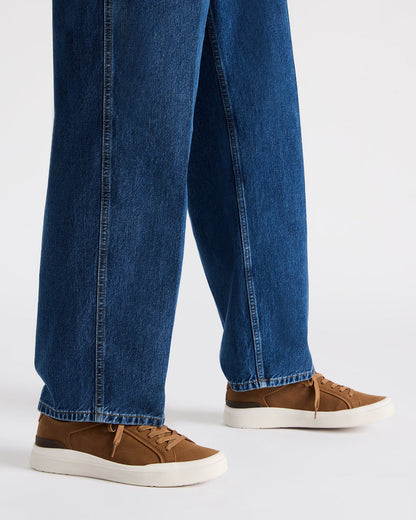 DACK Cognac Men's Lace-Up Sneakers | Steve Madden
