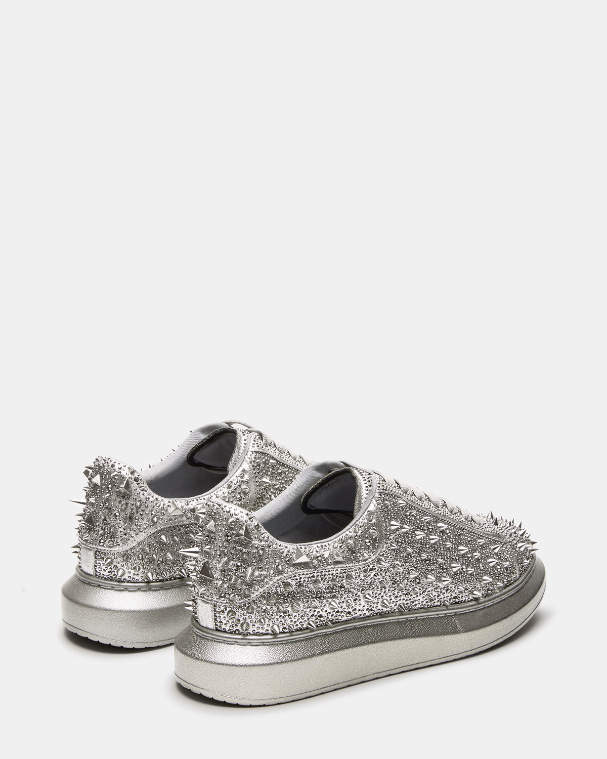 ICEBOX Pewter Metallic Men's Low-Top Lace-Up Sneaker | Steve Madden