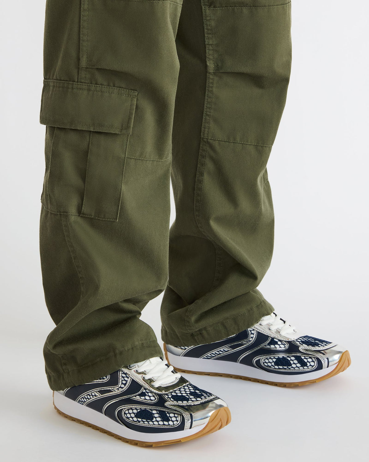 XYLO Blue Low-Top Lace-Up Men's Sneakers | Steve Madden