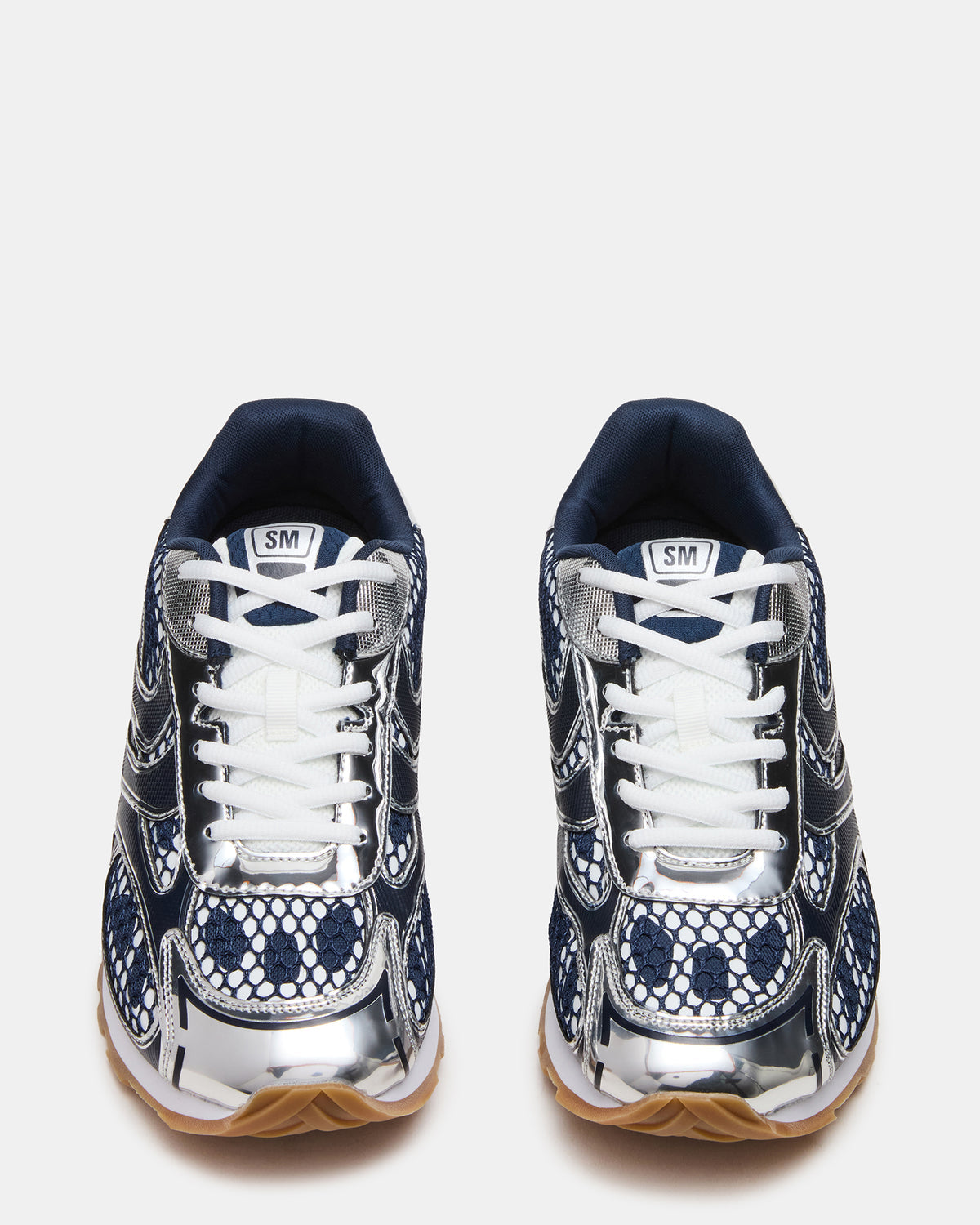 XYLO Blue Low-Top Lace-Up Men's Sneakers | Steve Madden