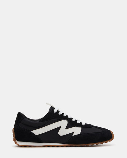 CYRUS Black Low-Top Lace-Up Men's Sneaker | Steve Madden