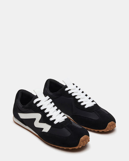 CYRUS Black Low-Top Lace-Up Men's Sneaker | Steve Madden