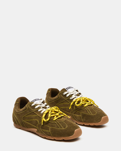 MIDAS Olive Low-Top Lace-Up Men's Sneaker | Steve Madden