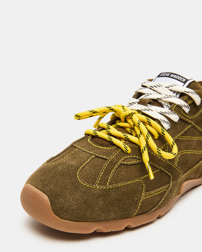 MIDAS Olive Low-Top Lace-Up Men's Sneaker | Steve Madden