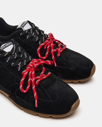 MIDAS Black Multi Low-Top Lace-Up Men's Sneaker | Steve Madden