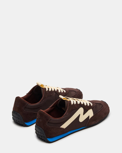 CYRUS Brown Multi Low-Top Lace-Up Men's Sneaker | Steve Madden