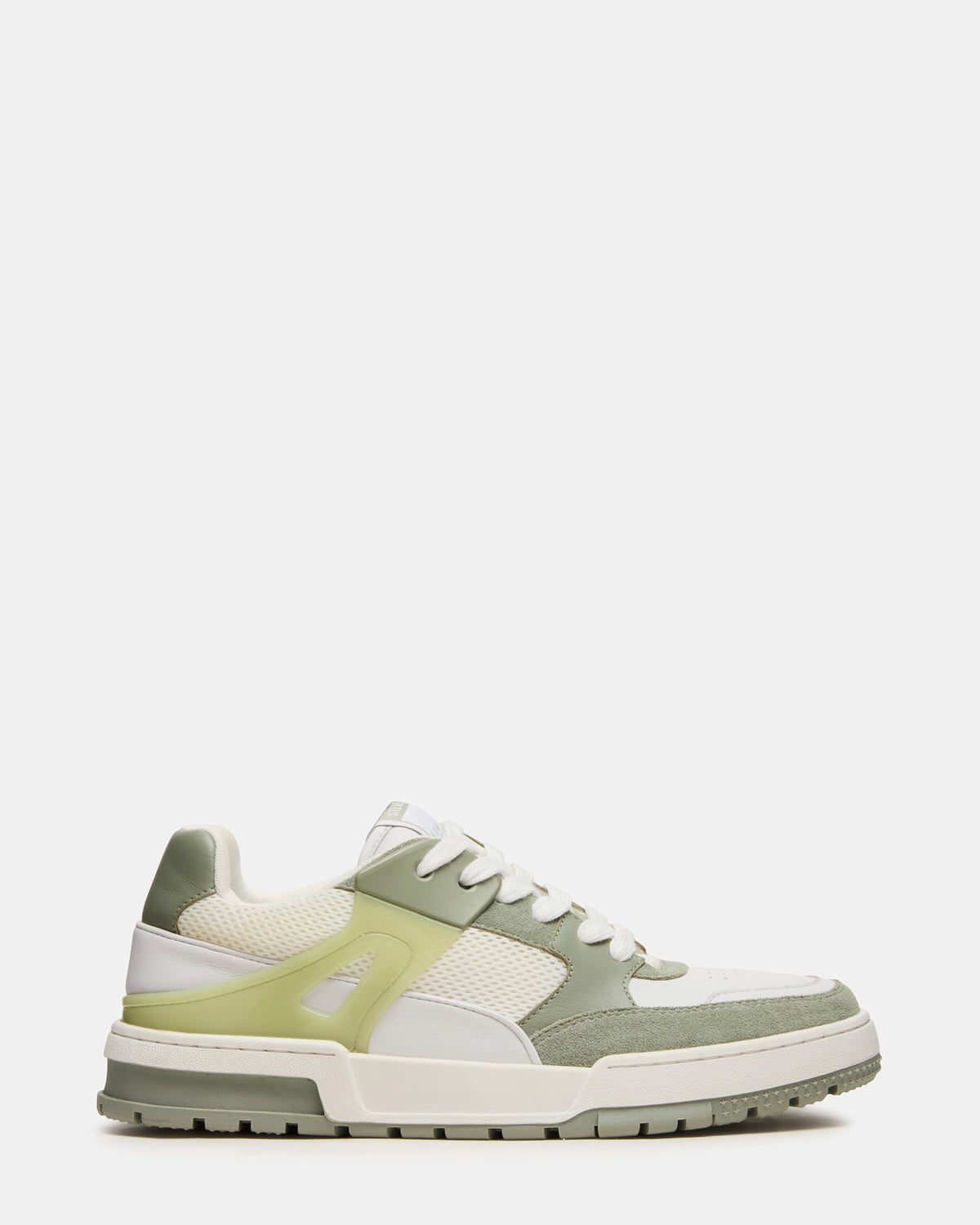 SANCHEZ Green Multi Low-Top Lace-Up Men's Sneaker | Steve Madden