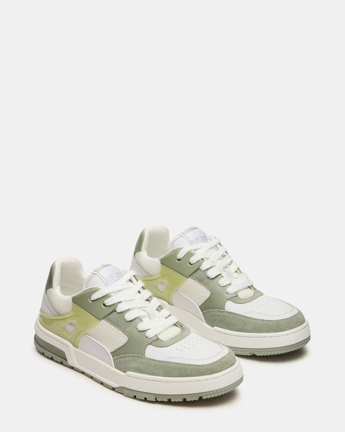 SANCHEZ Green Multi Low-Top Lace-Up Men's Sneaker | Steve Madden