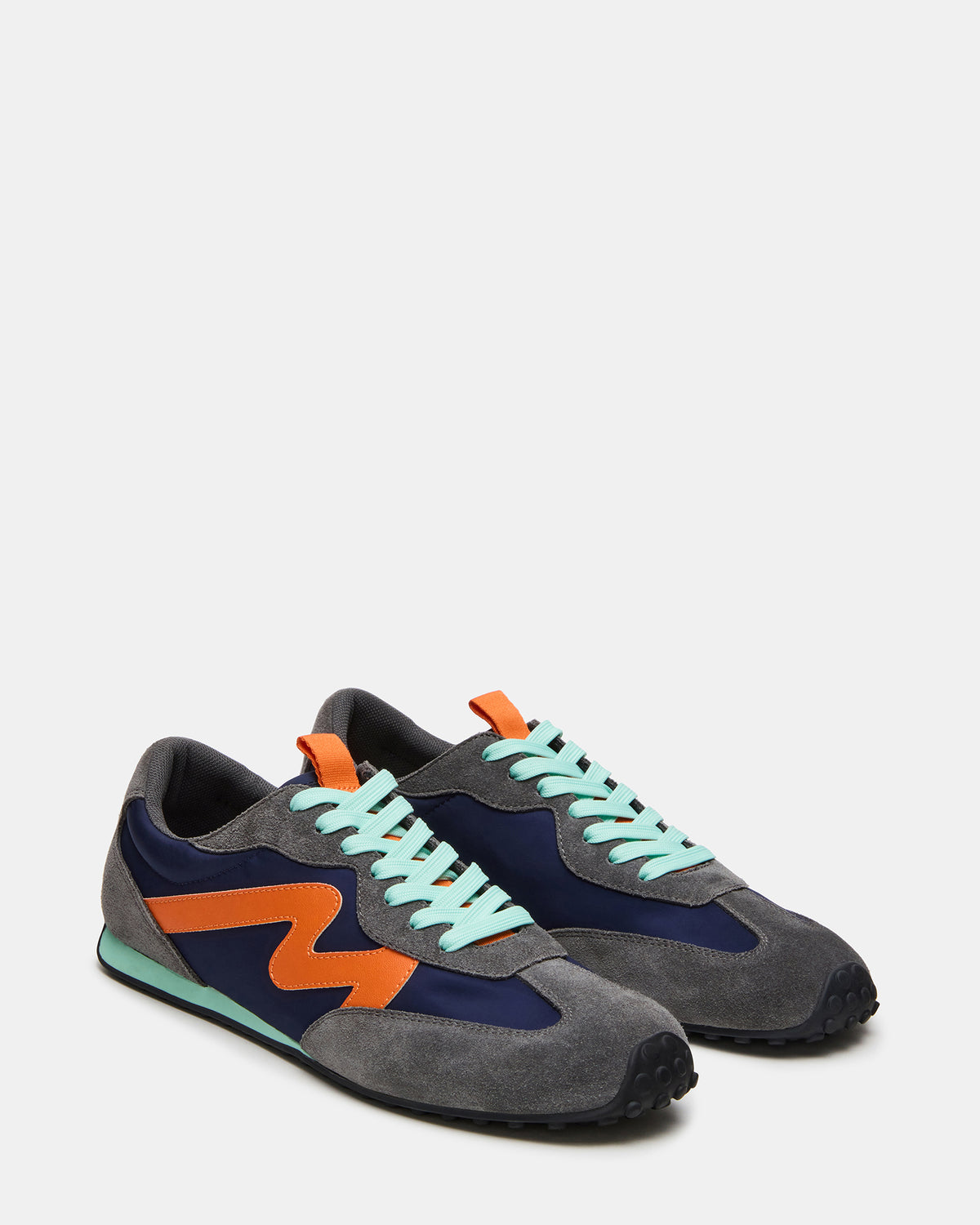 CYRUS Grey Multi Low-Top Lace-Up Men's Sneaker | Steve Madden