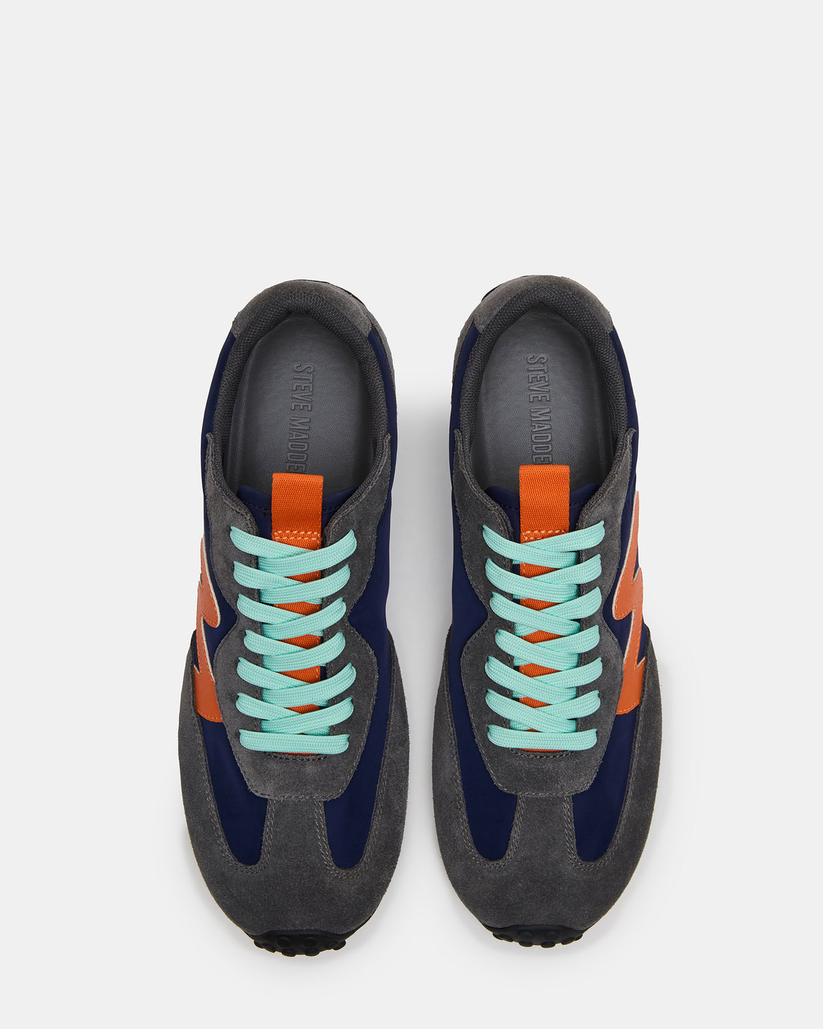 CYRUS Grey Multi Low-Top Lace-Up Men's Sneaker | Steve Madden