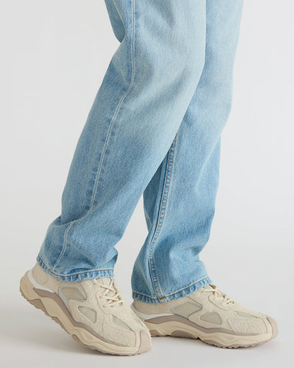 SALVADOR Off-White Low-Top Lace-Up Men's Sneaker | Steve Madden