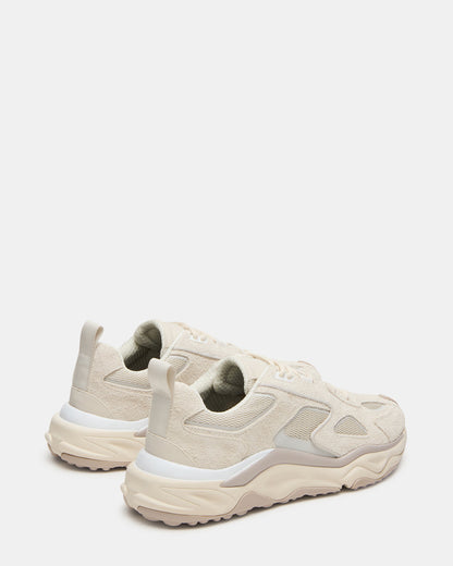 SALVADOR Off-White Low-Top Lace-Up Men's Sneaker | Steve Madden