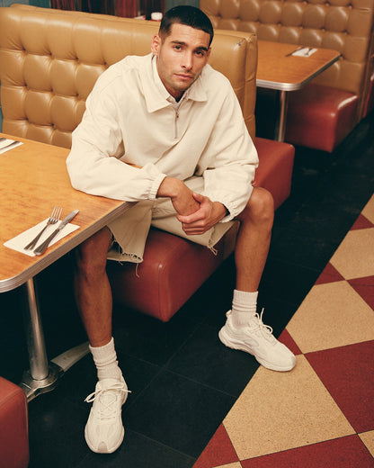 SALVADOR Off-White Low-Top Lace-Up Men's Sneaker | Steve Madden