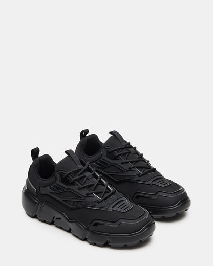 PACE Black Low-Top Lace-Up Men's Sneaker | Steve Madden