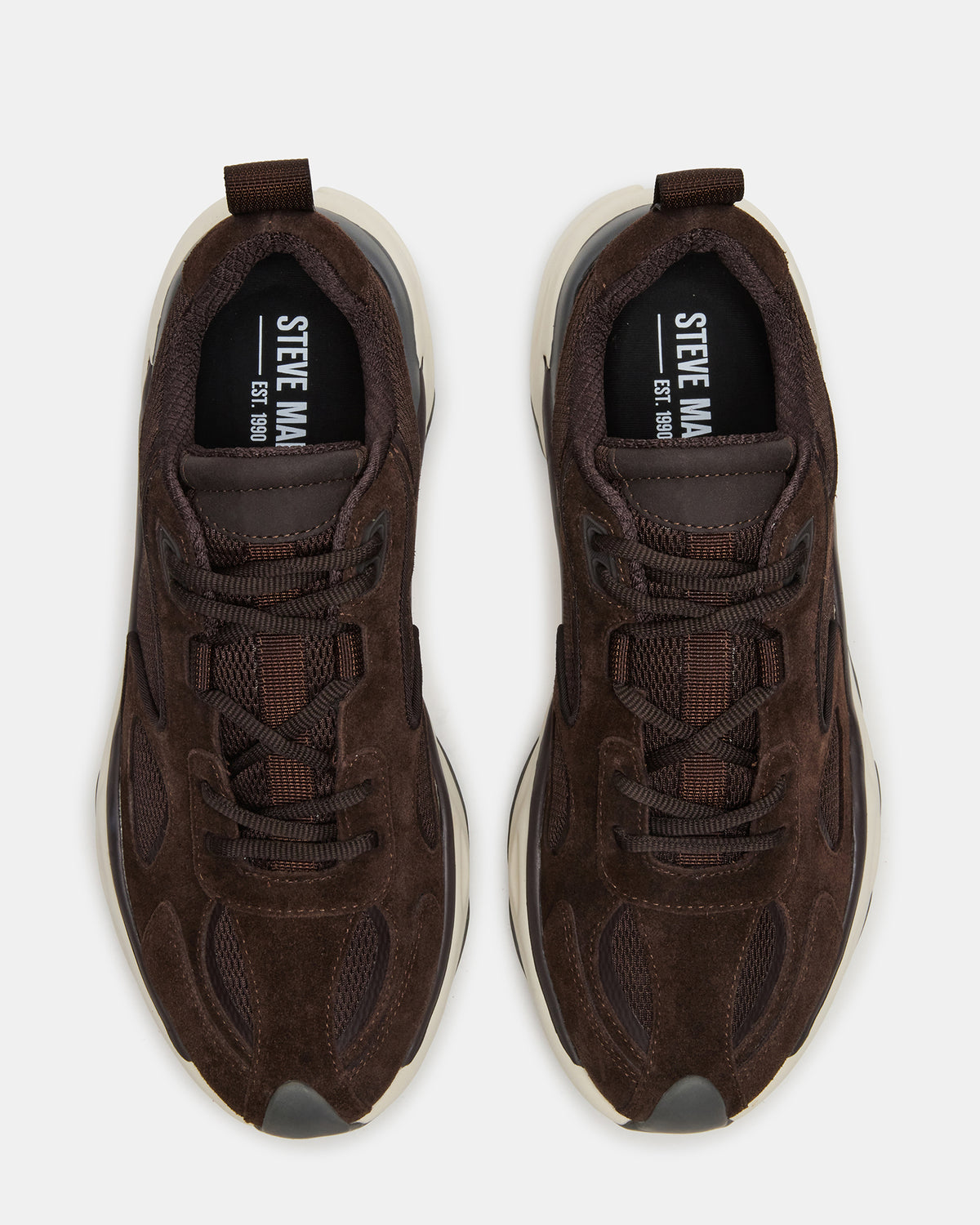 SALVADOR Brown Low-Top Lace-Up Men's Sneaker | Steve Madden