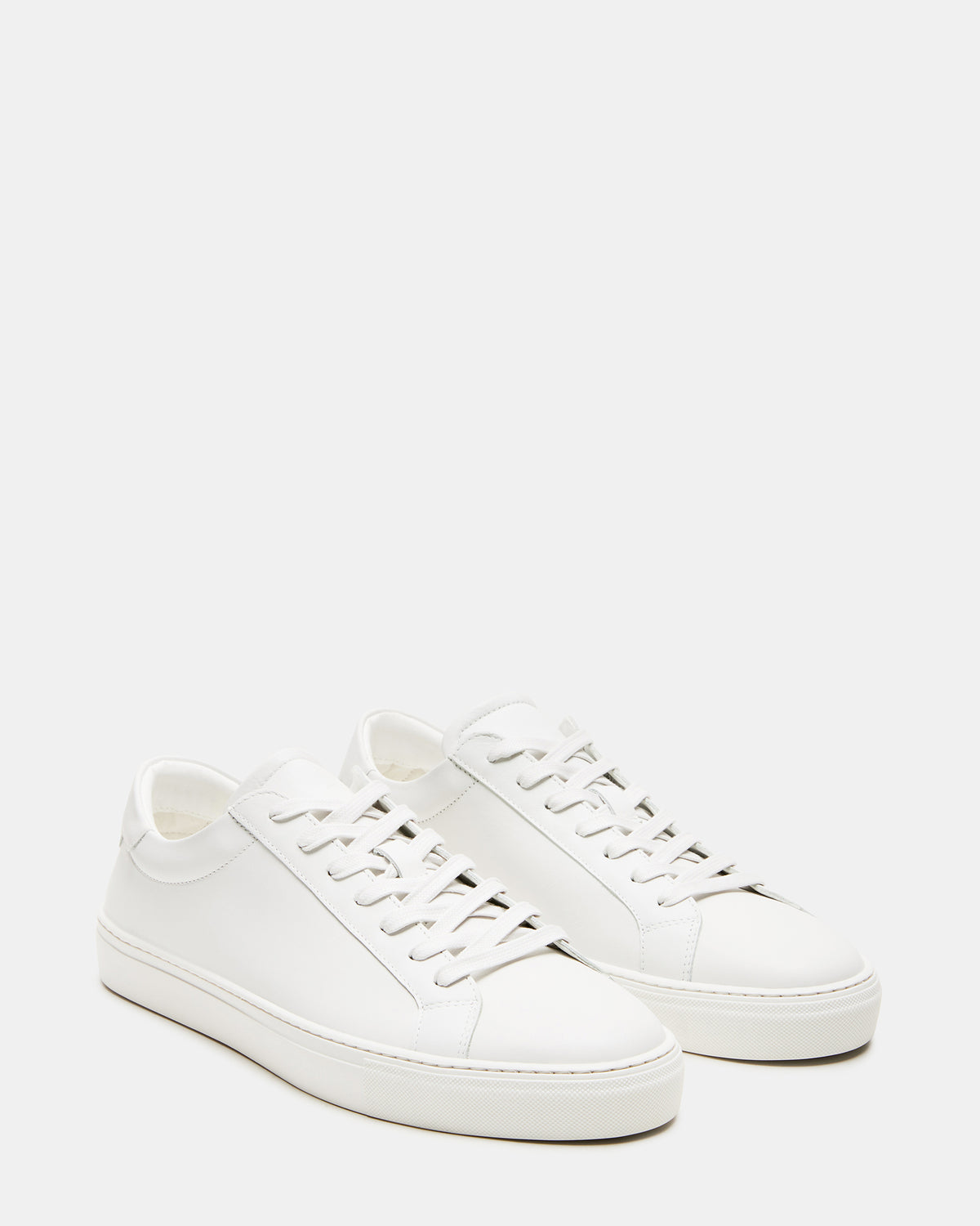 BONDD White Leather Low-Top Men's Sneaker | Steve Madden