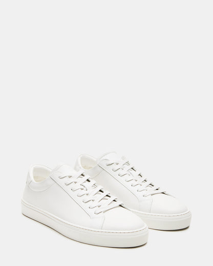 BONDD White Leather Low-Top Men's Sneaker | Steve Madden