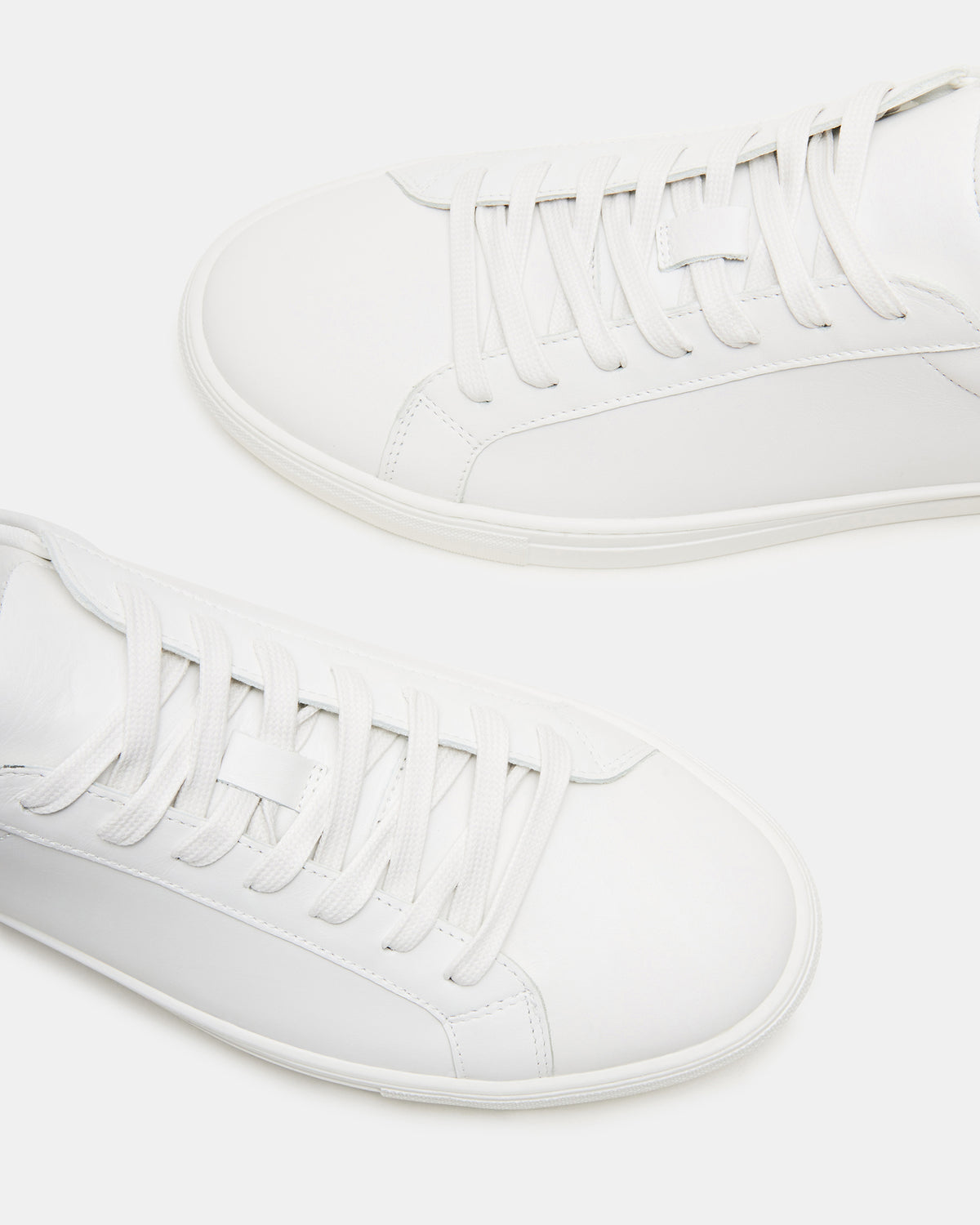 BONDD White Leather Low-Top Men's Sneaker | Steve Madden