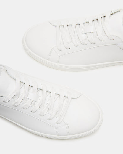 BONDD White Leather Low-Top Men's Sneaker | Steve Madden