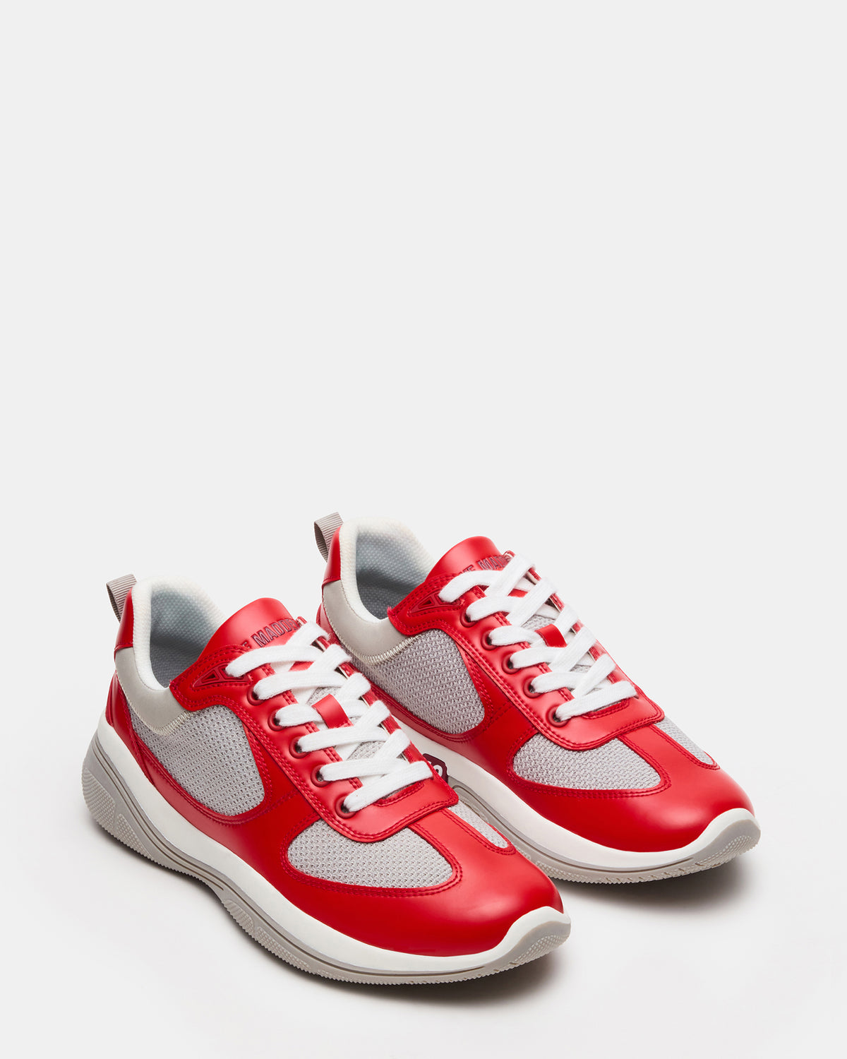 PICOLO Red Low-Top Lace-Up Men's Sneaker | Steve Madden