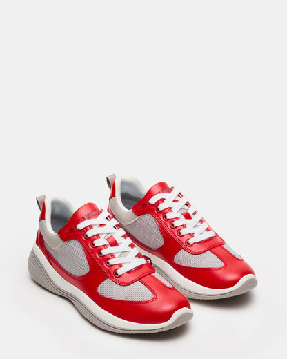 PICOLO Red Low-Top Lace-Up Men's Sneaker | Steve Madden