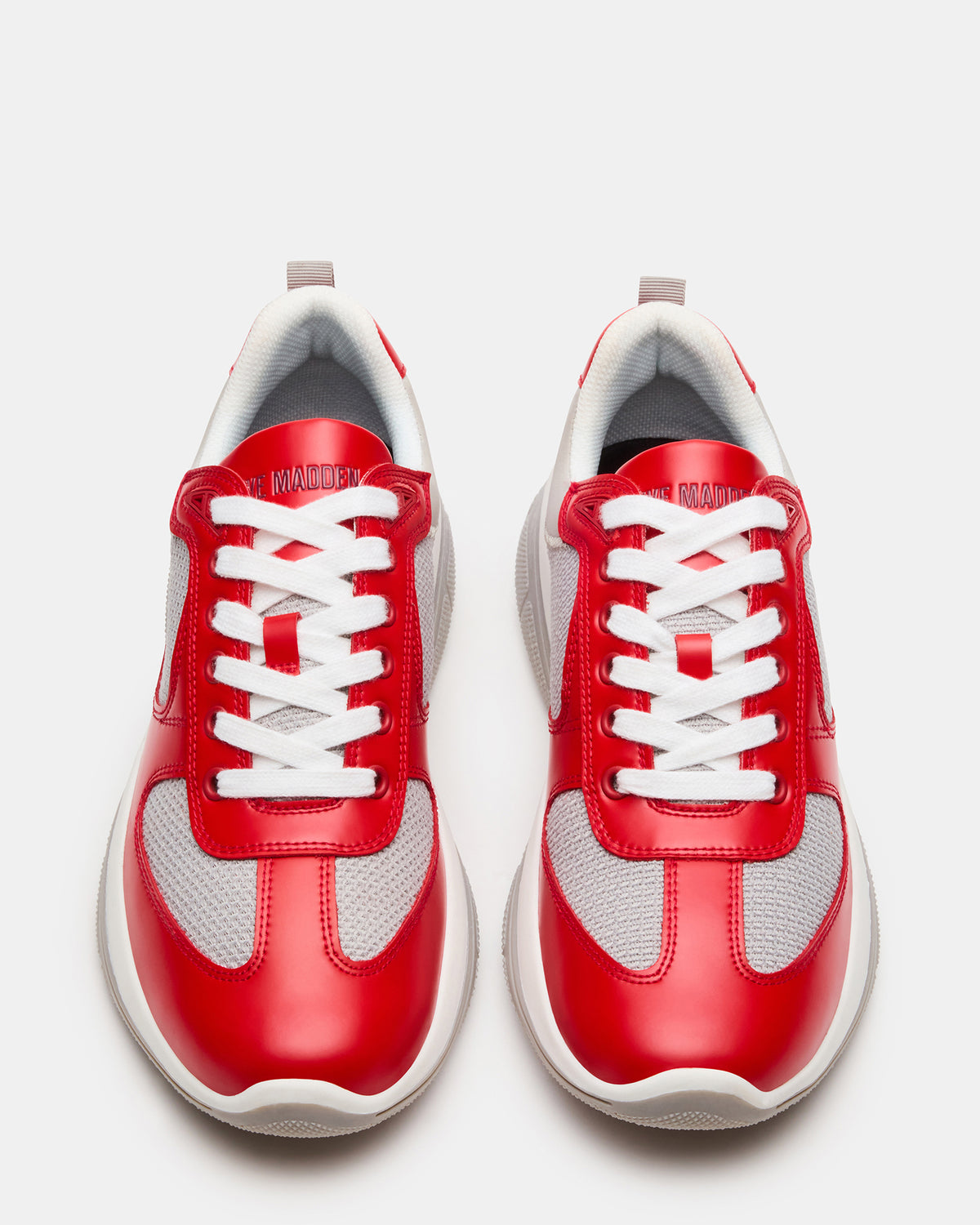 PICOLO Red Low-Top Lace-Up Men's Sneaker | Steve Madden