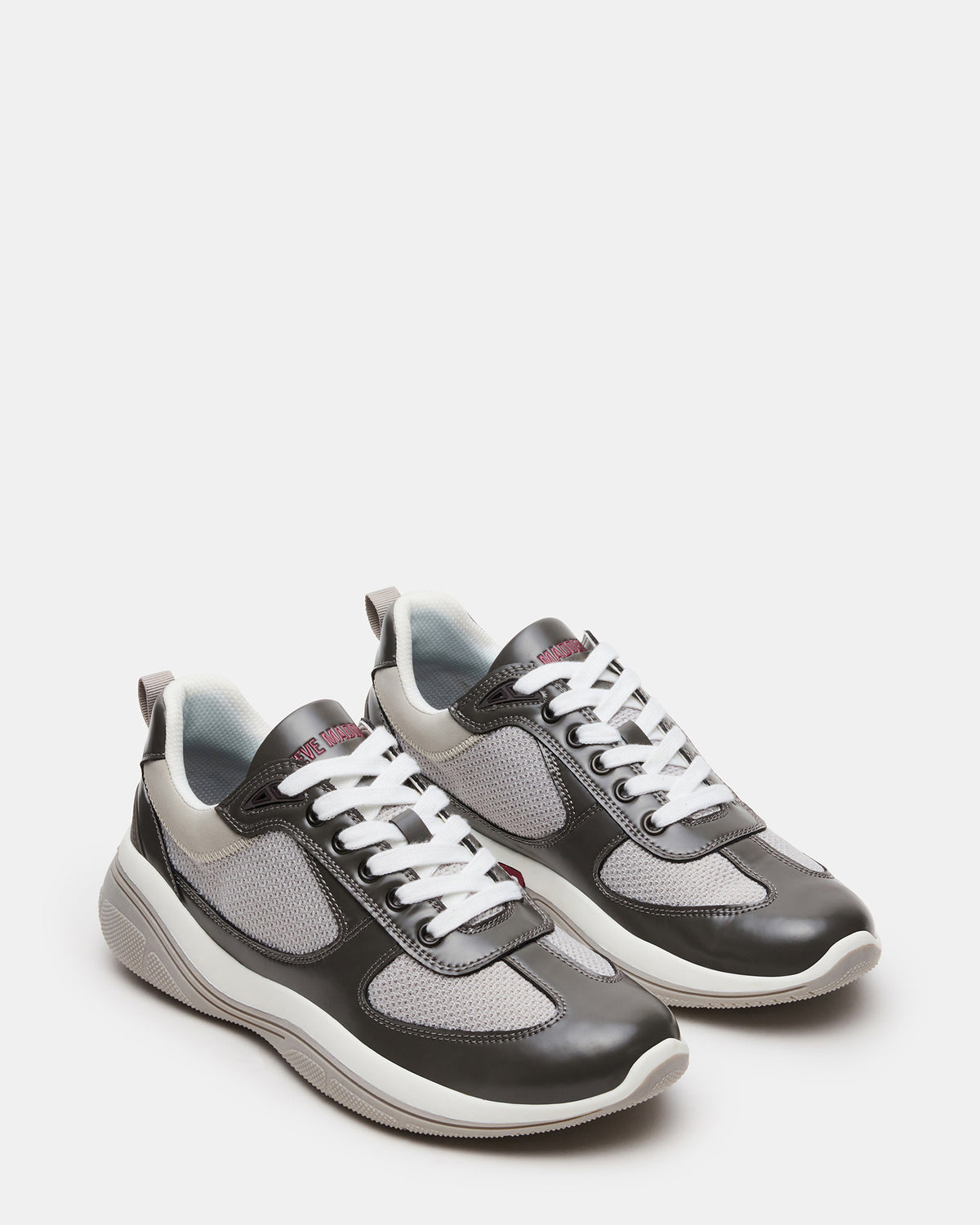 PICOLO Grey Low-Top Lace-Up Men's Sneaker | Steve Madden