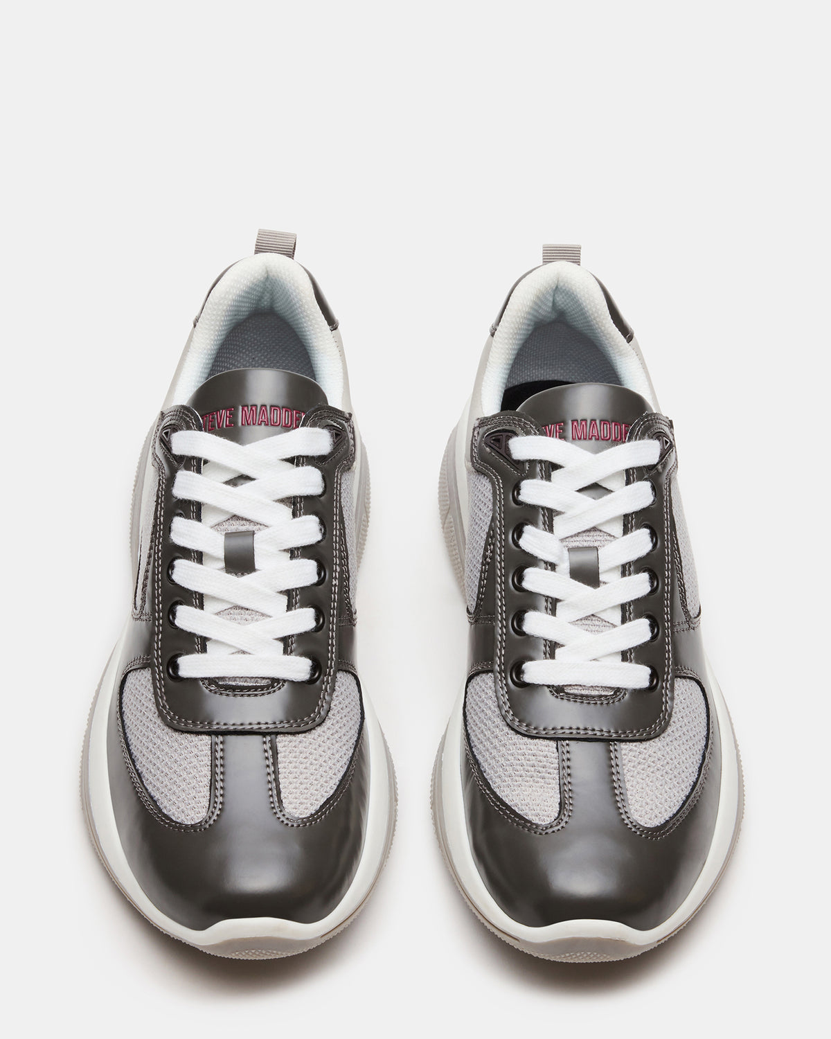 PICOLO Grey Low-Top Lace-Up Men's Sneaker | Steve Madden