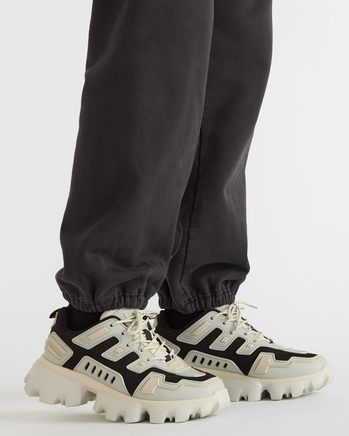 PONCE Cream Multi Chunky Sole Lace Up Men's Sneaker | Steve Madden