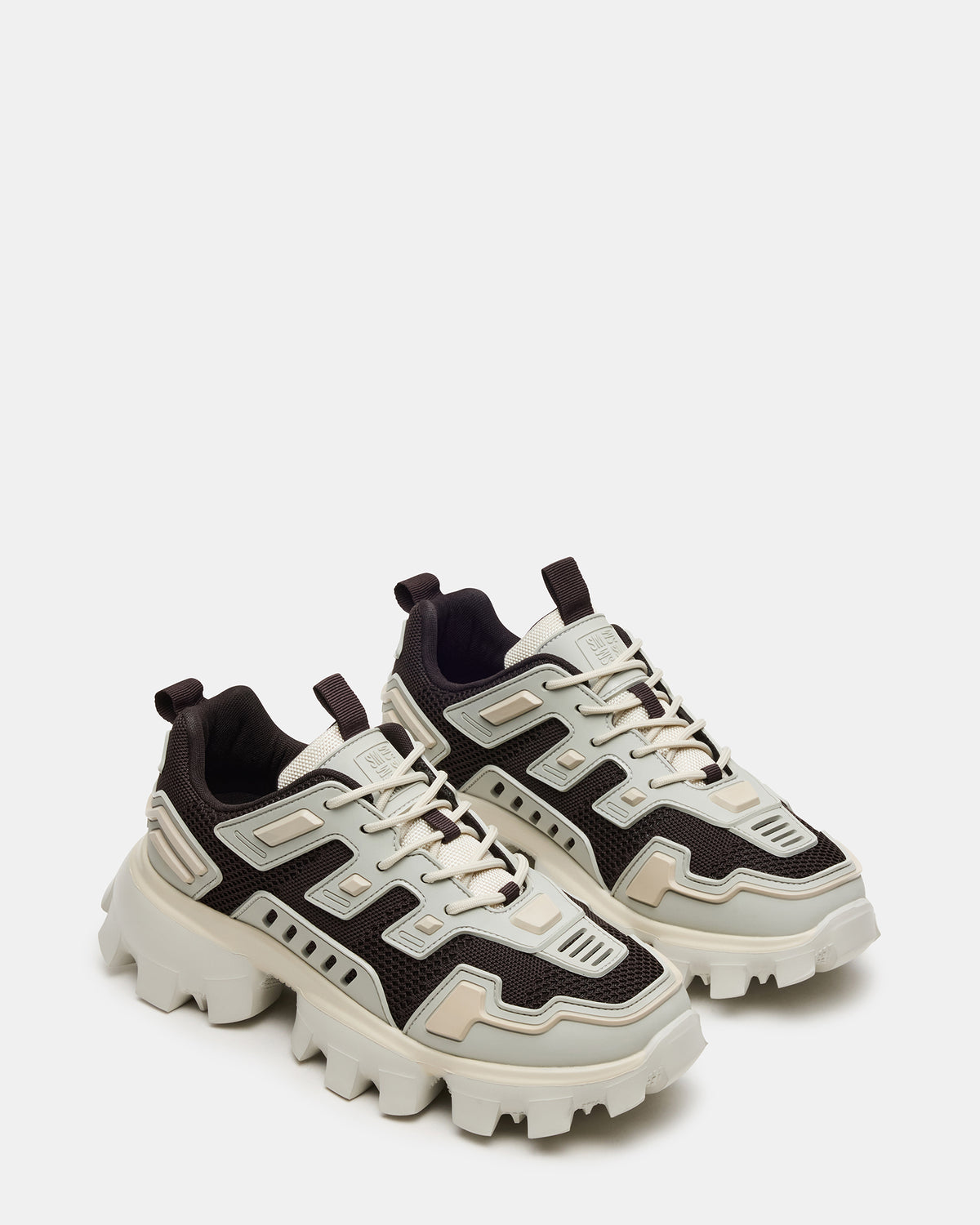 PONCE Cream Multi Chunky Sole Lace Up Men's Sneaker | Steve Madden