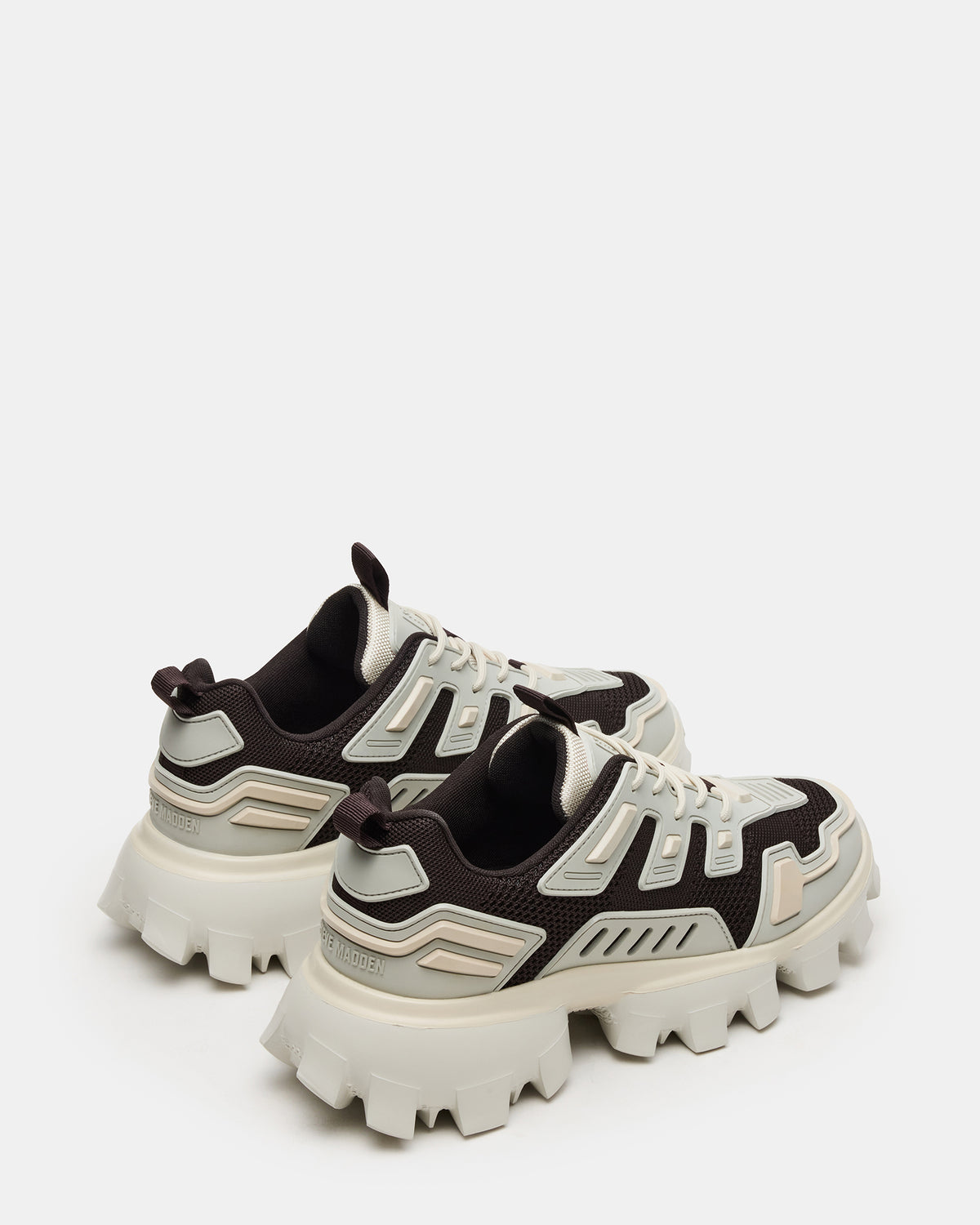 PONCE Cream Multi Chunky Sole Lace Up Men's Sneaker | Steve Madden