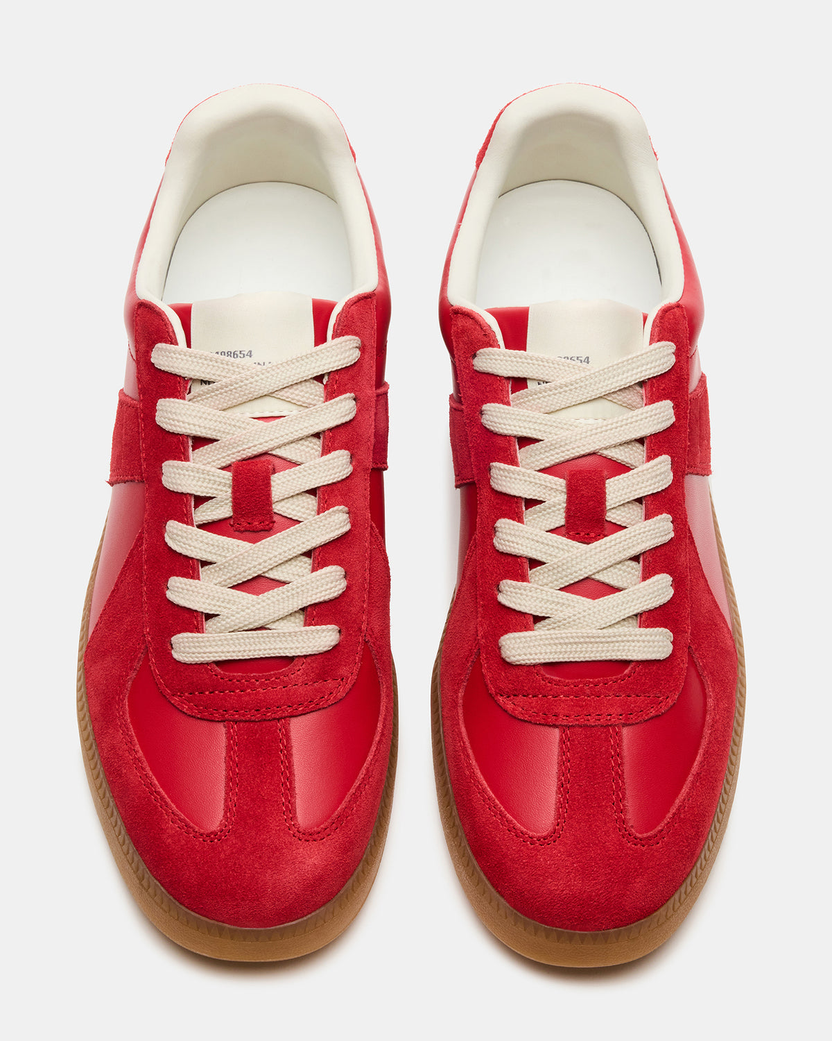DIXON Red Low-Top Panel Men's Sneaker | Steve Madden