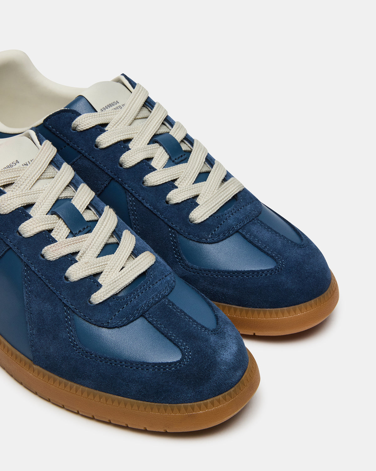 DIXON Navy Suede Low-Top Panel Men's Sneaker | Steve Madden