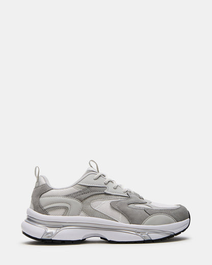 YGOR Grey Multi Men's Low-Top Lace-Up Sneaker | Steve Madden