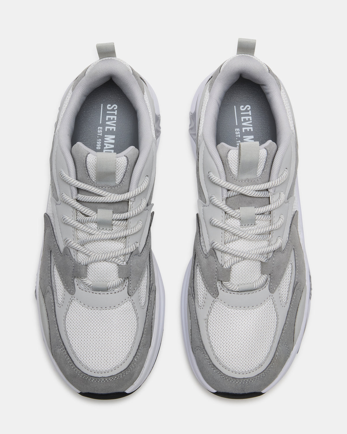 YGOR Grey Multi Men's Low-Top Lace-Up Sneaker | Steve Madden