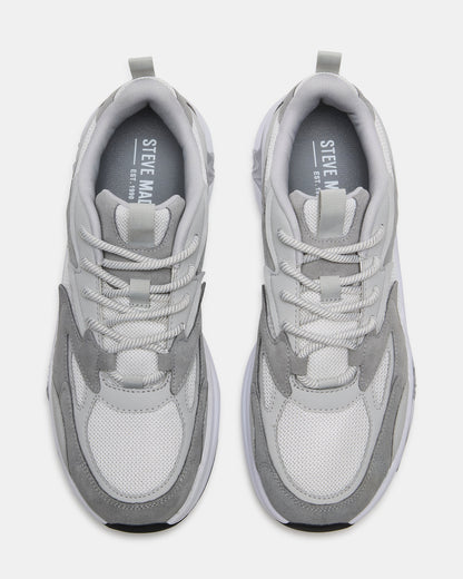 YGOR Grey Multi Men's Low-Top Lace-Up Sneaker | Steve Madden