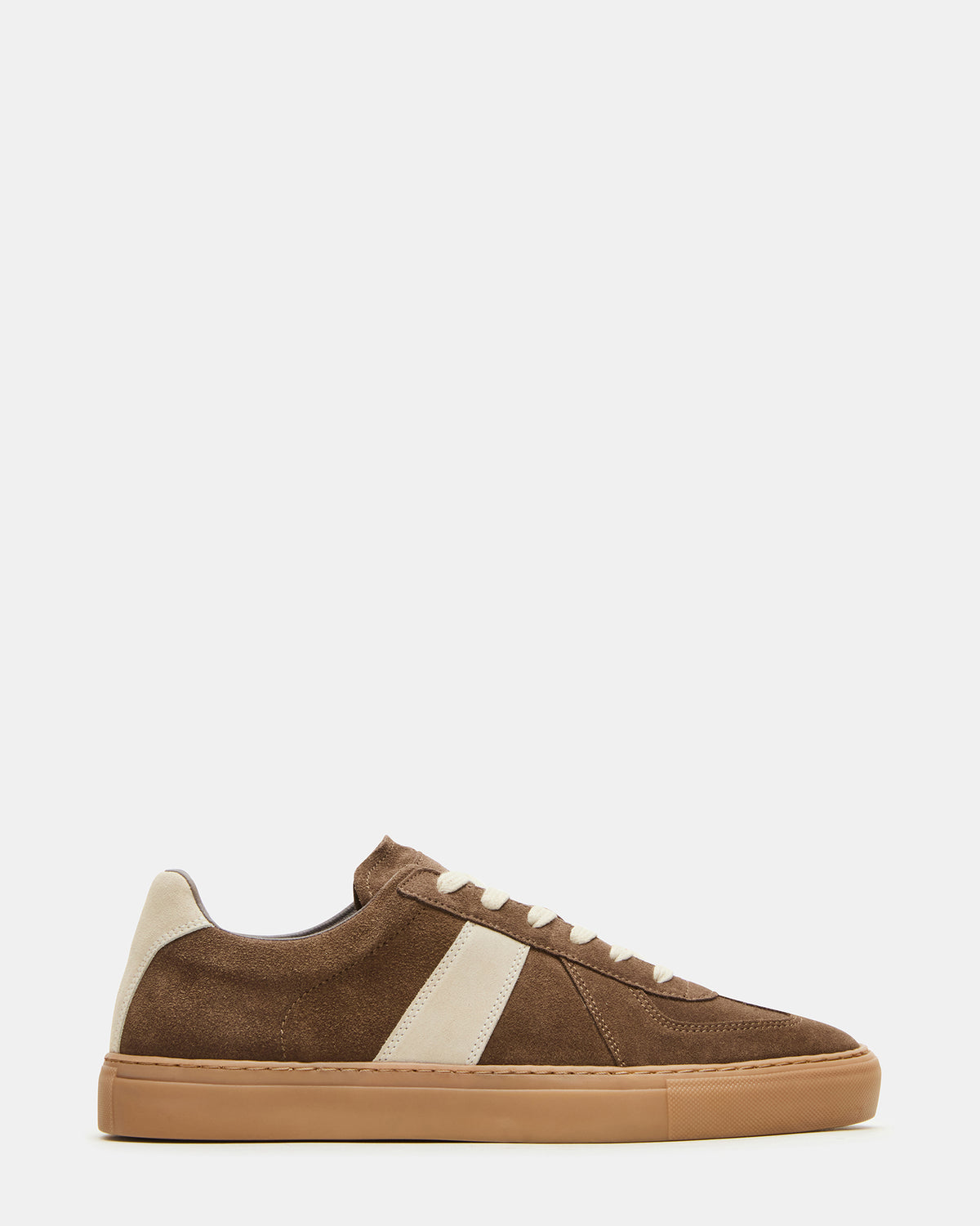 BRADY Taupe Suede Low-Top Lace-Up Men's Sneaker | Steve Madden