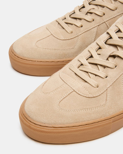 BRADY Sand Suede Low-Top Lace-Up Men's Sneaker | Steve Madden