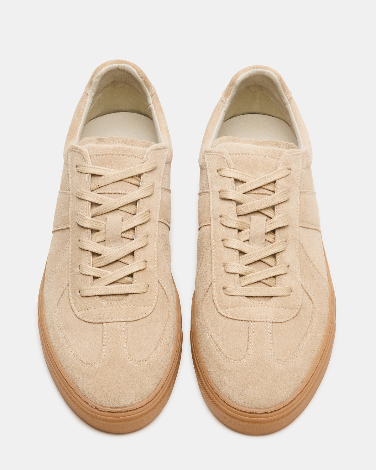 BRADY Sand Suede Low-Top Lace-Up Men's Sneaker | Steve Madden