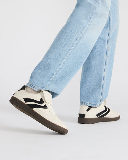 JANOS White Leather Low-Top Lace-Up Men's Sneaker | Steve Madden