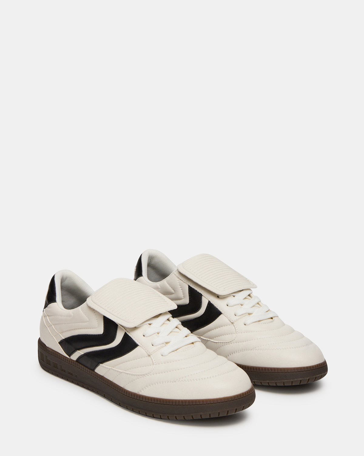 JANOS White Leather Low-Top Lace-Up Men's Sneaker | Steve Madden