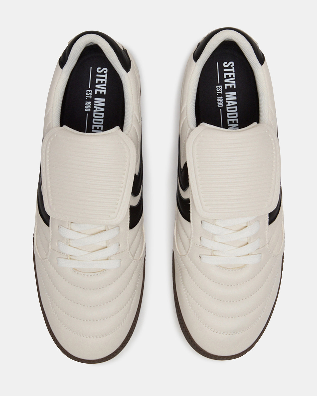 JANOS White Leather Low-Top Lace-Up Men's Sneaker | Steve Madden