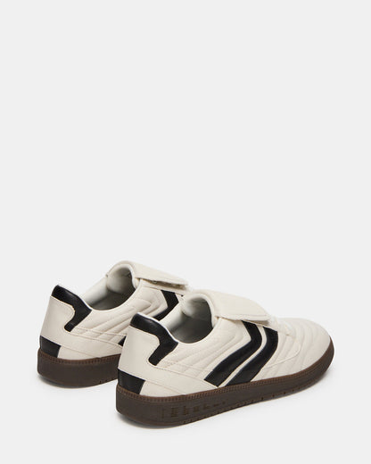JANOS White Leather Low-Top Lace-Up Men's Sneaker | Steve Madden