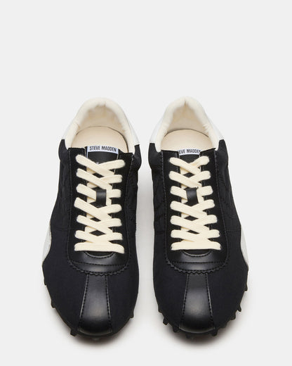 PUZZLE Black Low-Top Lace-Up Men's Sneaker | Steve Madden