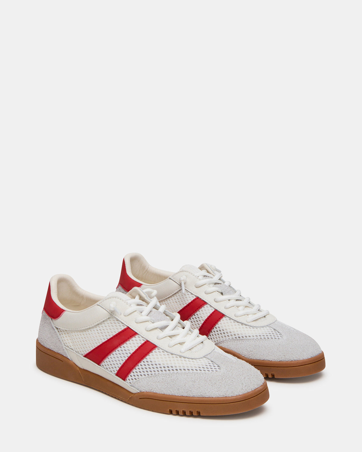 VIENTO White Multi Low-Top Lace-Up Men's Sneakers | Steve Madden